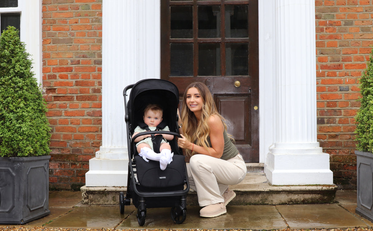 My Babiie MBX7 Compact Stroller - Black
