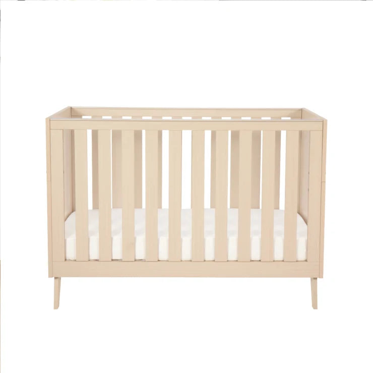 Babymore Dante Mini Cot Bed - Natural