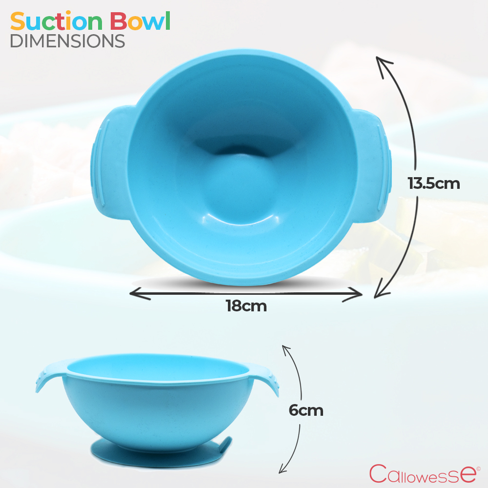 Callowesse Silicone Suction Bowl - Green