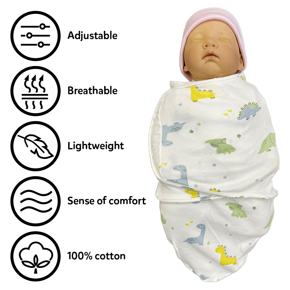 Callowesse Newborn Baby Swaddle 0-3 Months – Dinky Dinos