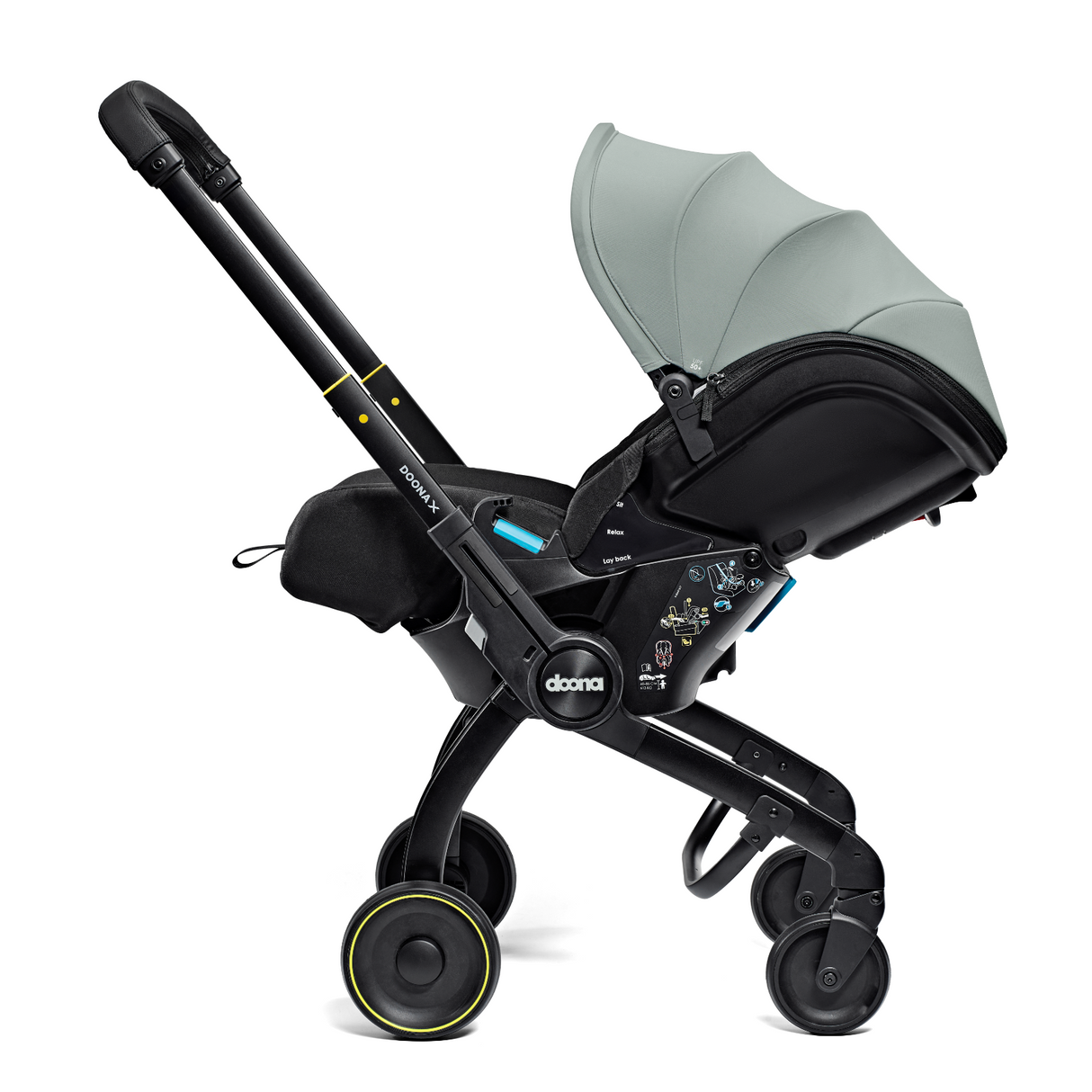 Doona X Reclining Infant Car Seat Stroller - Dusty Sage