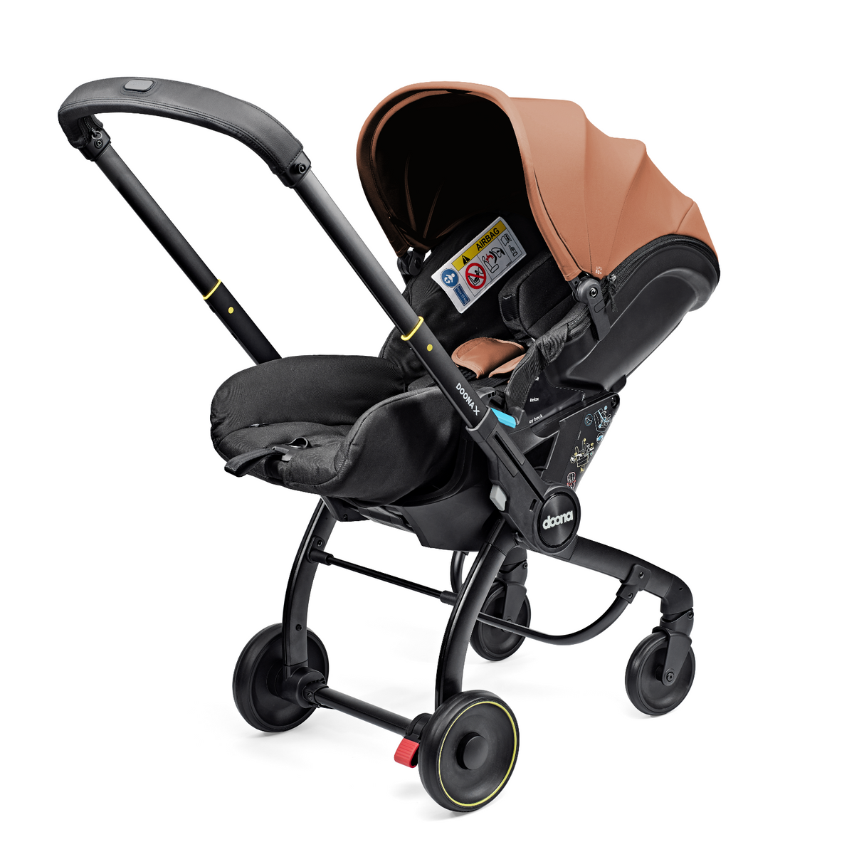 Doona X Reclining Infant Car Seat Stroller - Terracotta