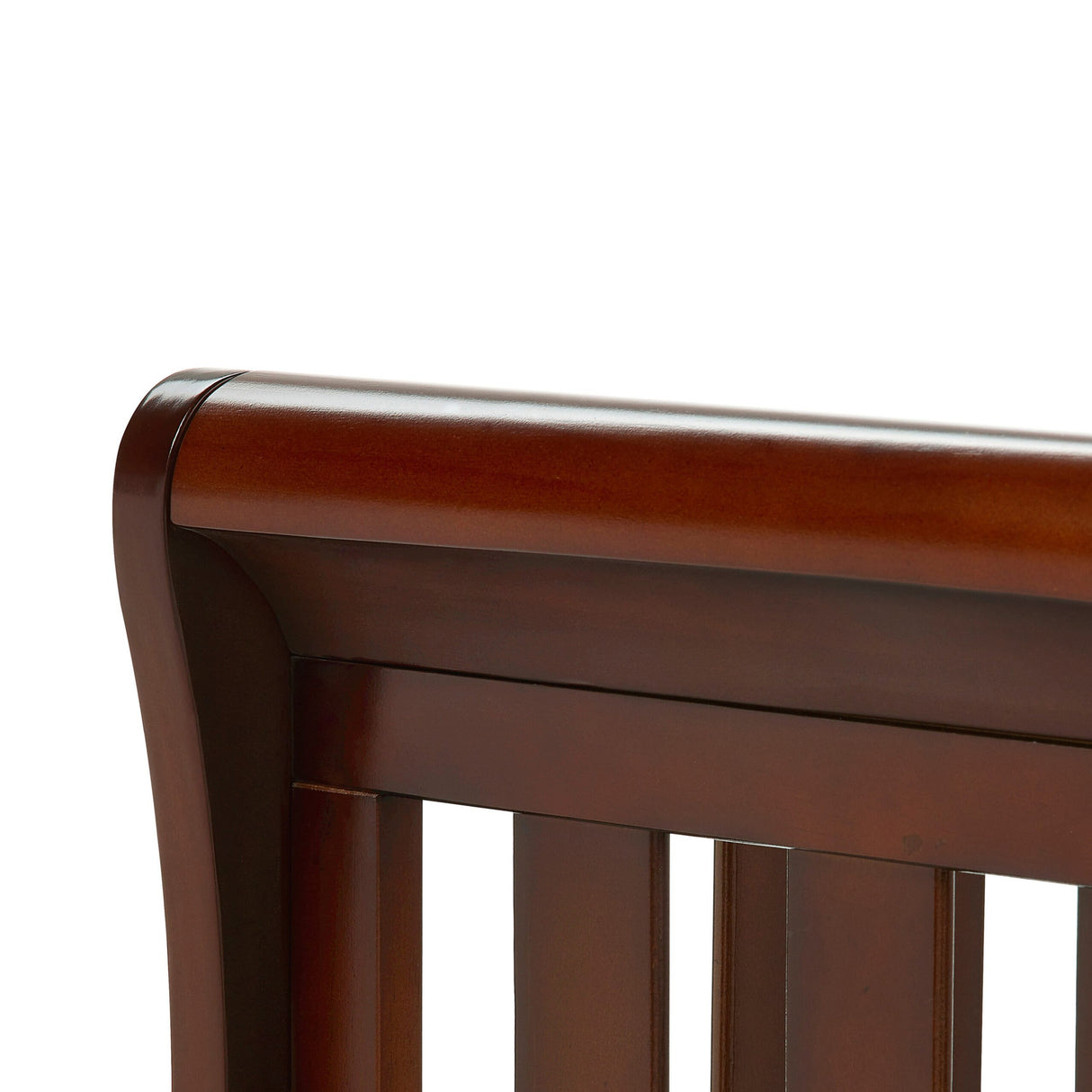 Babymore Eva Sleigh Drop Side Cot Bed with Under Drawer - Brown