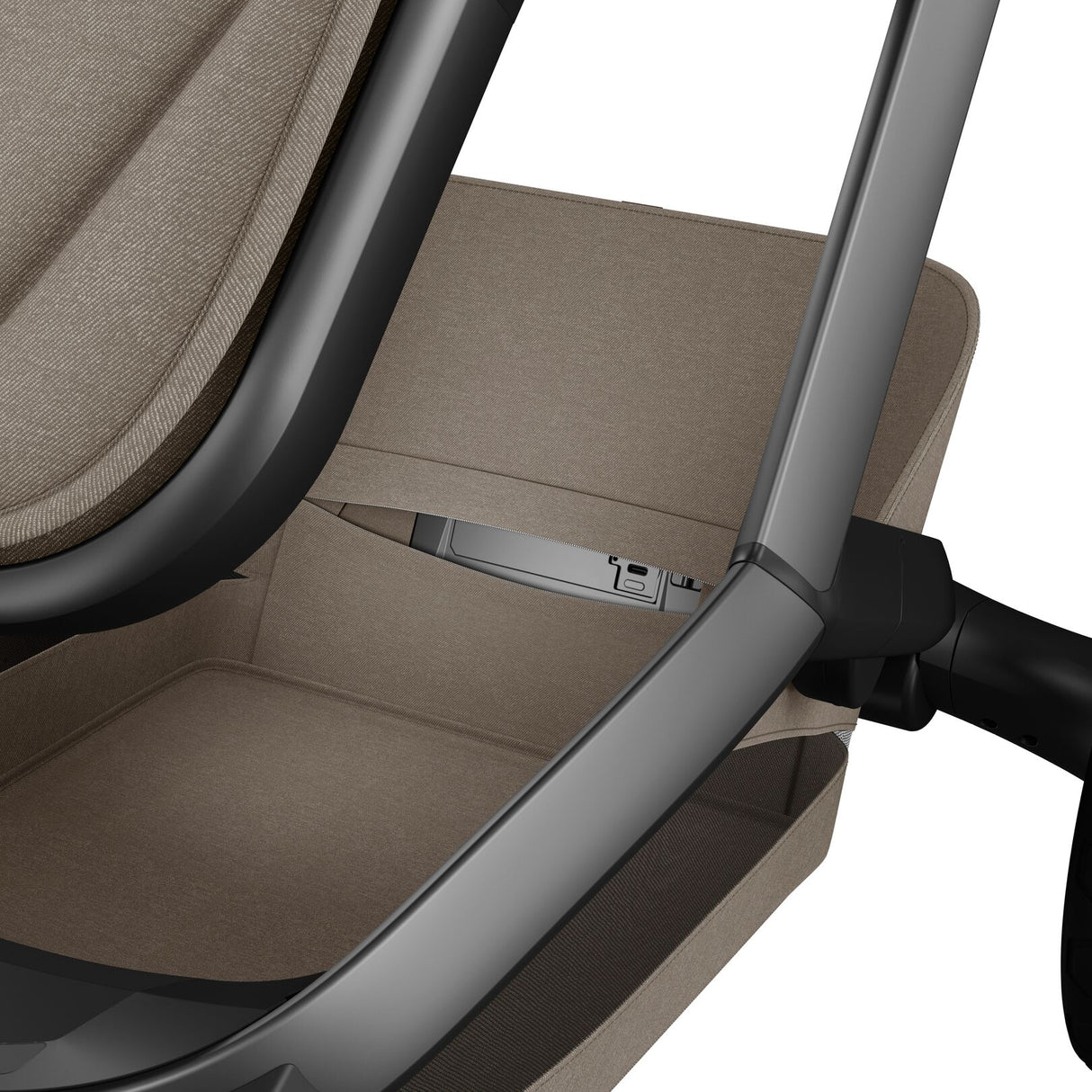 Maxi Cosi Fame Premium Travel System Bundle With Accessories, Pebble 360 Pro2 Car Seat and ISOFIX Base - Twillic Truffle