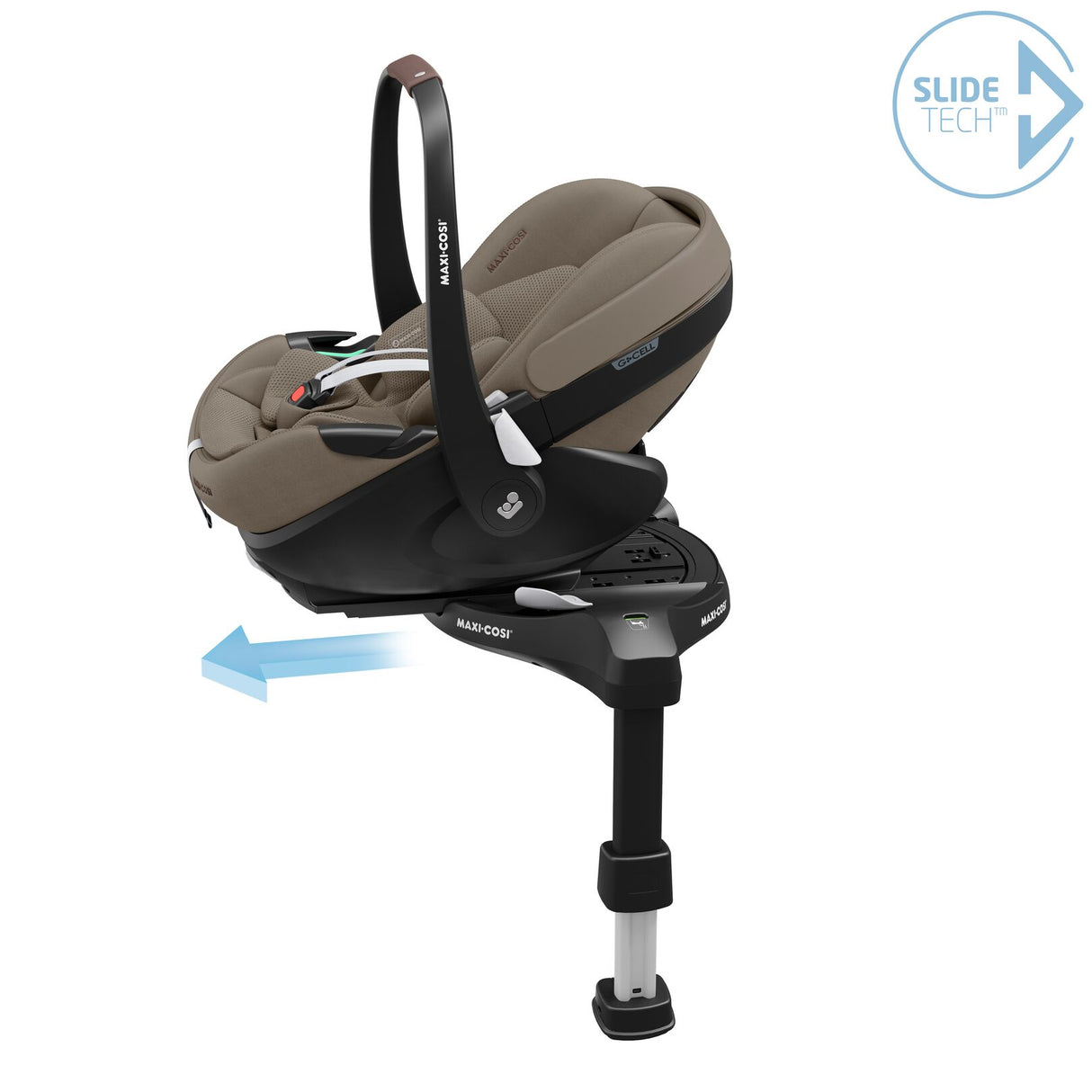 Maxi Cosi Oxford+ Premium Travel System Bundle with Pebble 360 Pro2 & ISOFIX Base - Twillic Truffle