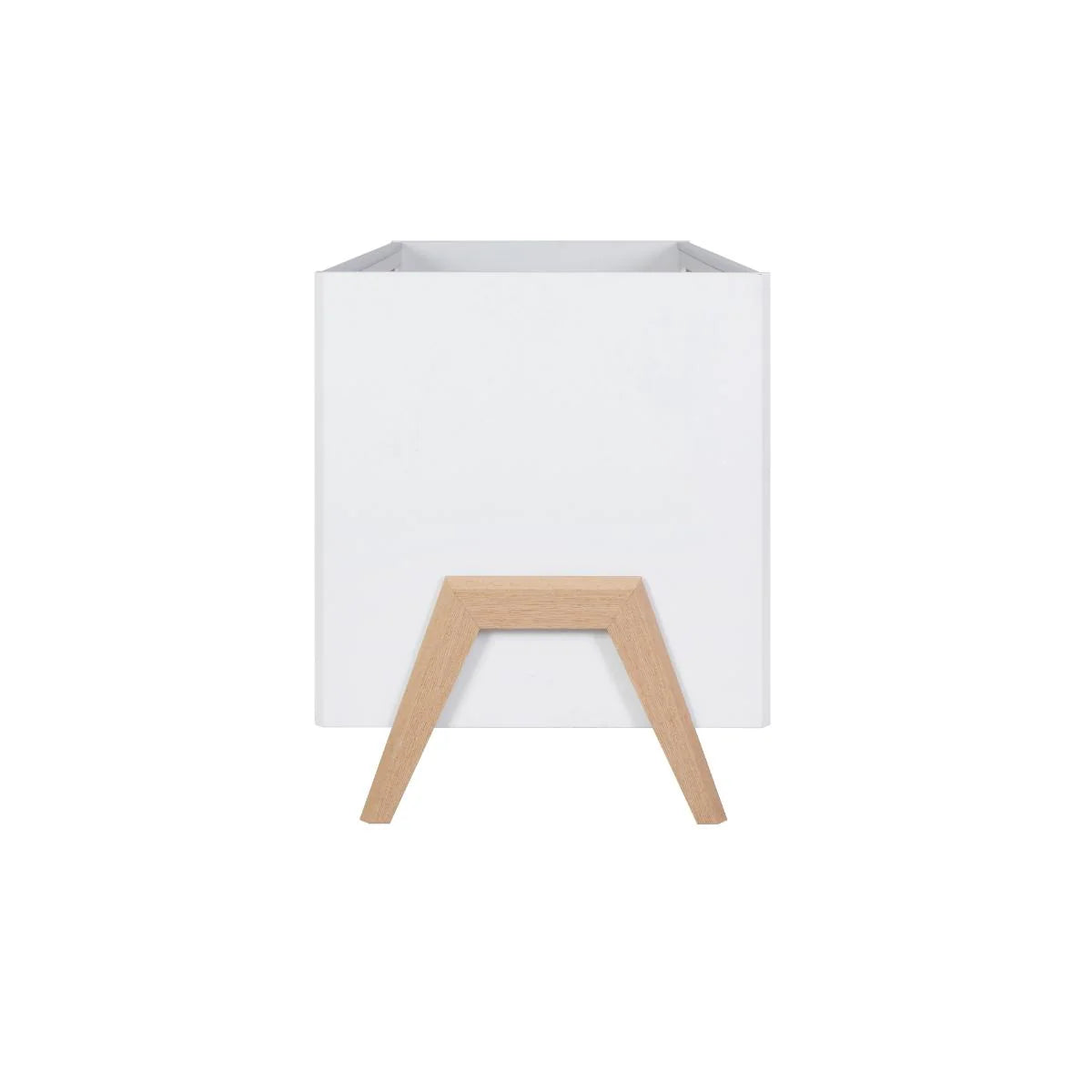 Tutti Bambini Fuori Cot Bed - White / Light Oak