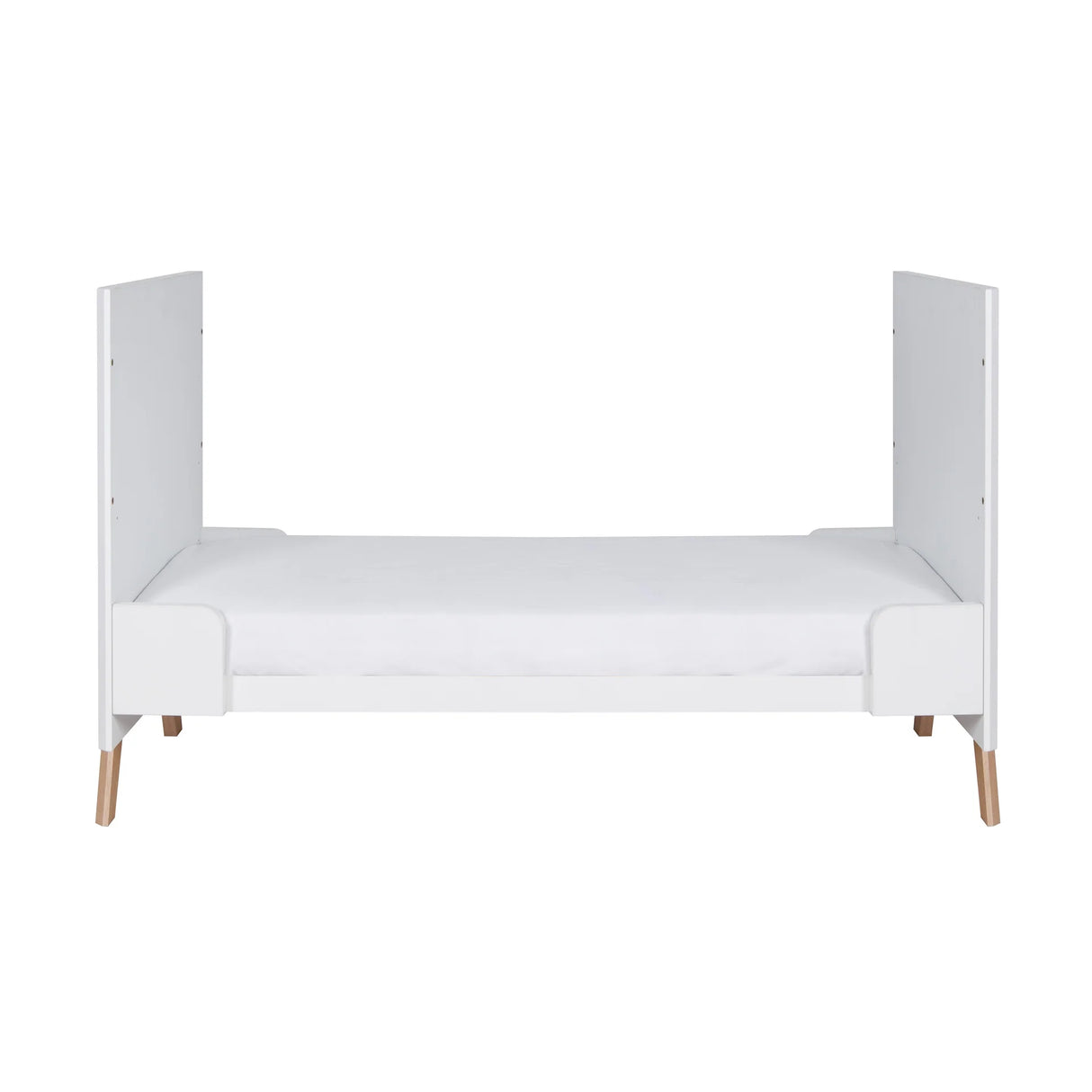 Tutti Bambini Fuori 2 Piece Nursery Furniture Set with Cot Bed & Dresser - White / Light Oak