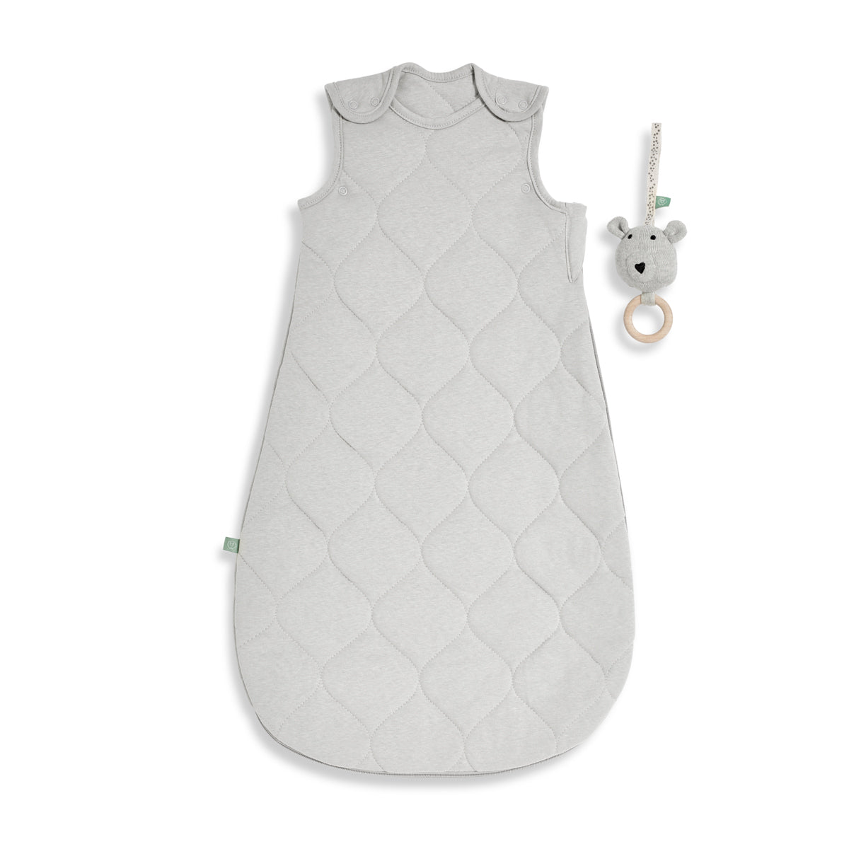 Little Green Sheep Organic Baby Sleeping Bag | 2.5 Tog | 0-6 Months - Dove