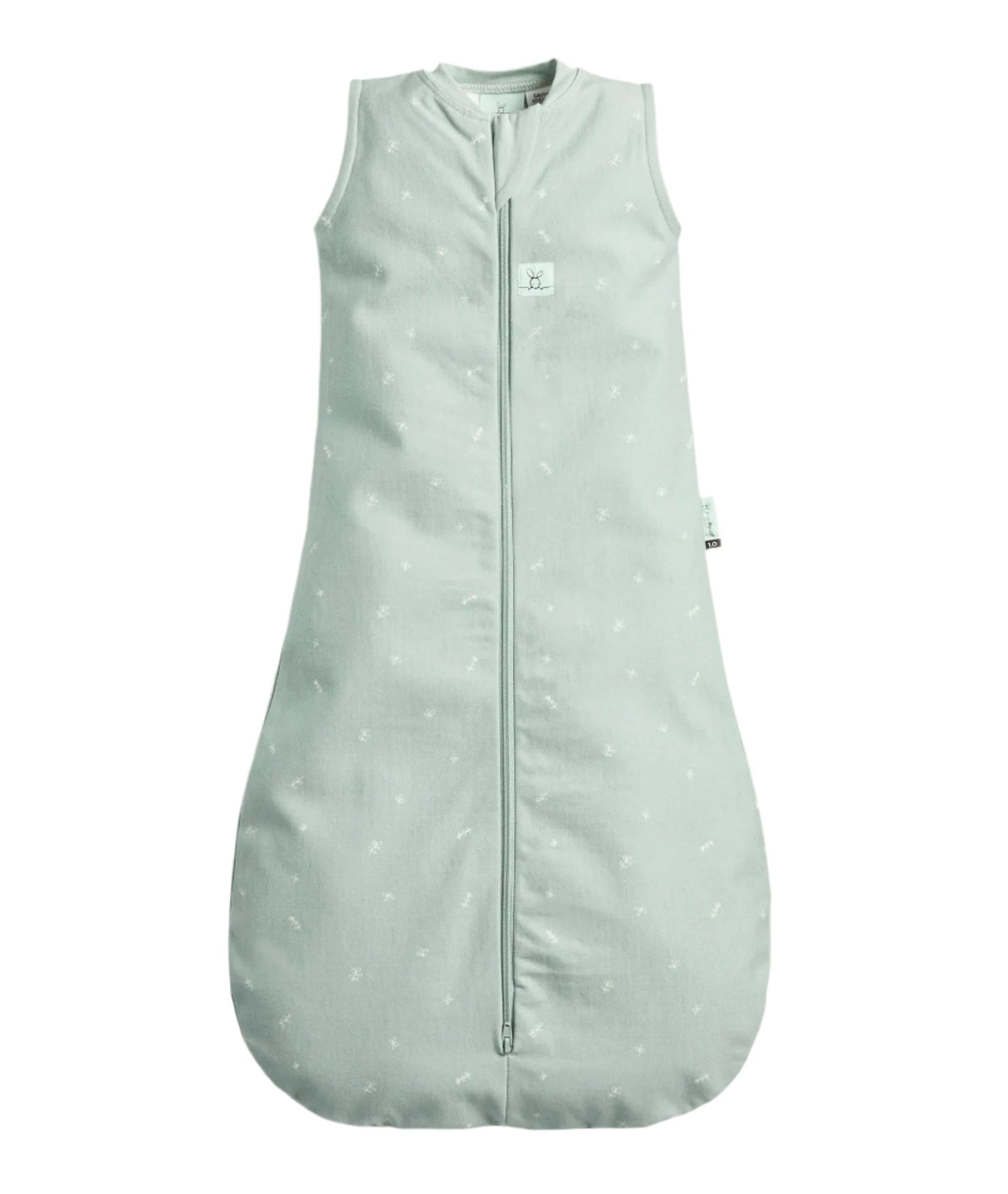ergoPouch Organic All Year Jersey Sleeping Bag | 1.0 Tog | 8-24 Months - Sage