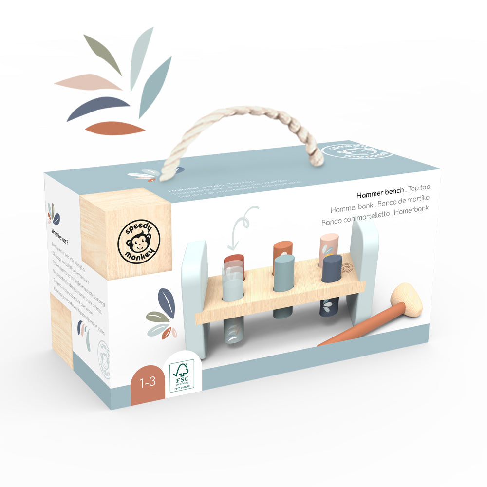 Speedy Monkey Wooden Hammer Bench