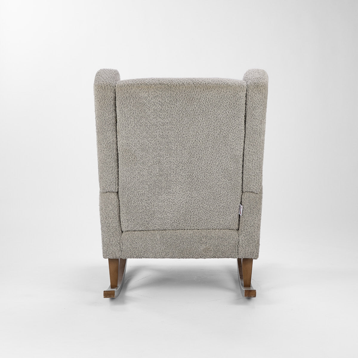 Tutti Bambini Harper Wingback Rocking Chair & Footstool - Teddy Cloud
