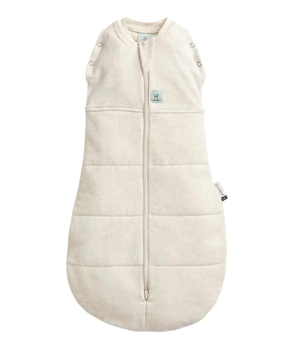 ergoPouch Organic Winter Swaddle Sleeping Bag | 2.5 Tog | 3-6 Months - Oatmeal