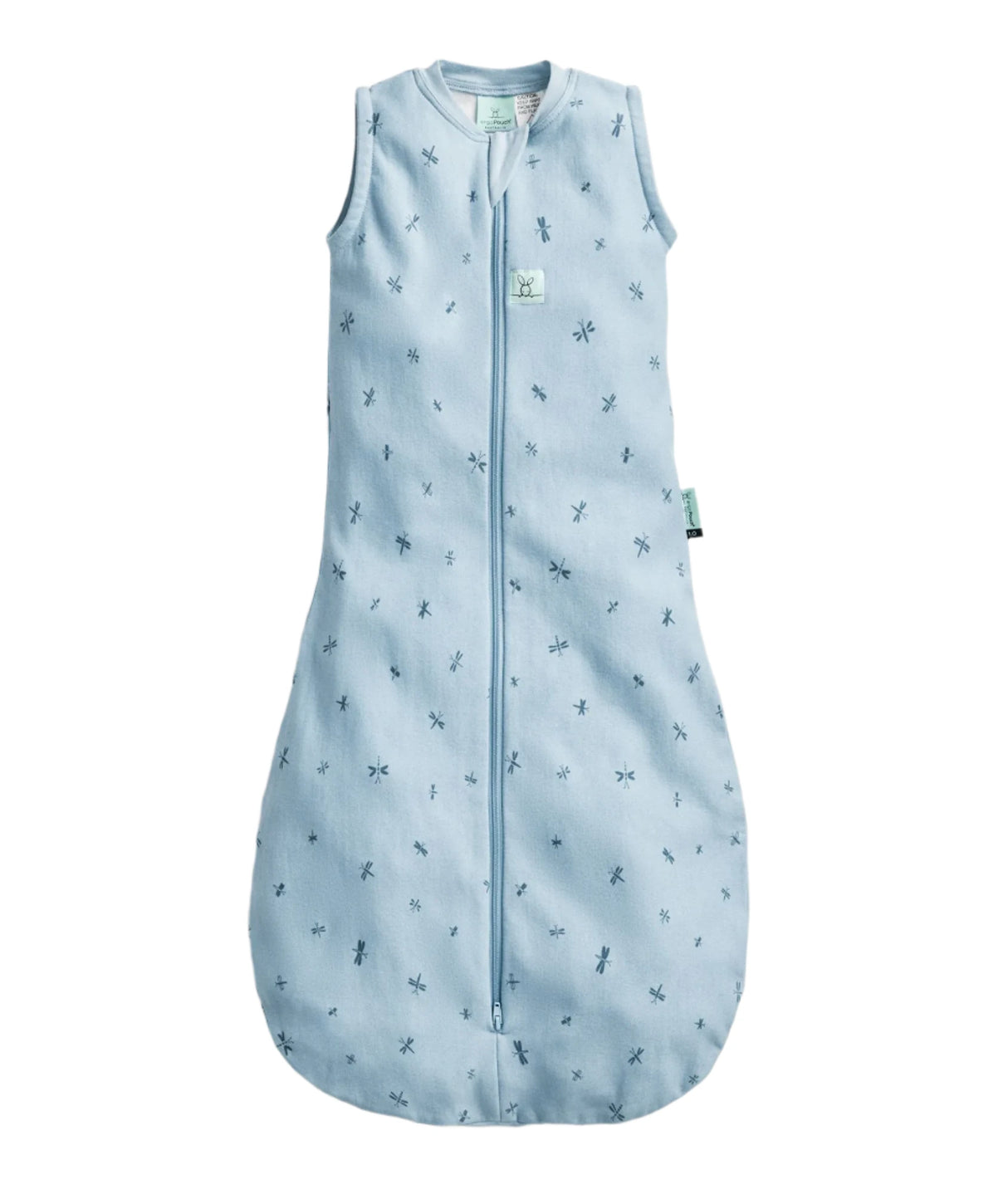 ergoPouch Organic All Year Jersey Sleeping Bag | 1.0 Tog | 8-24 Months - Dragonflies