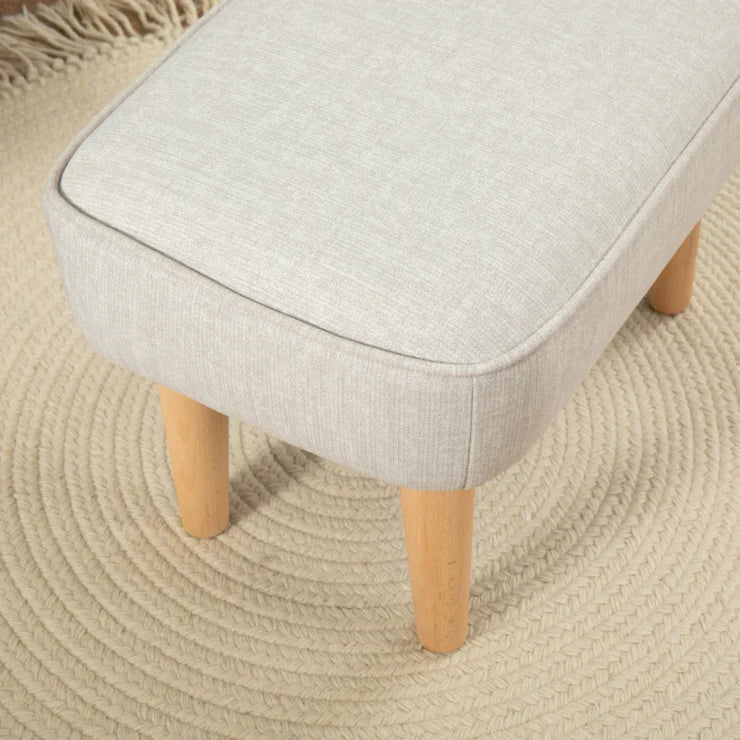 Babymore Ida Nursing Chair with Foot Stool - Cashmere