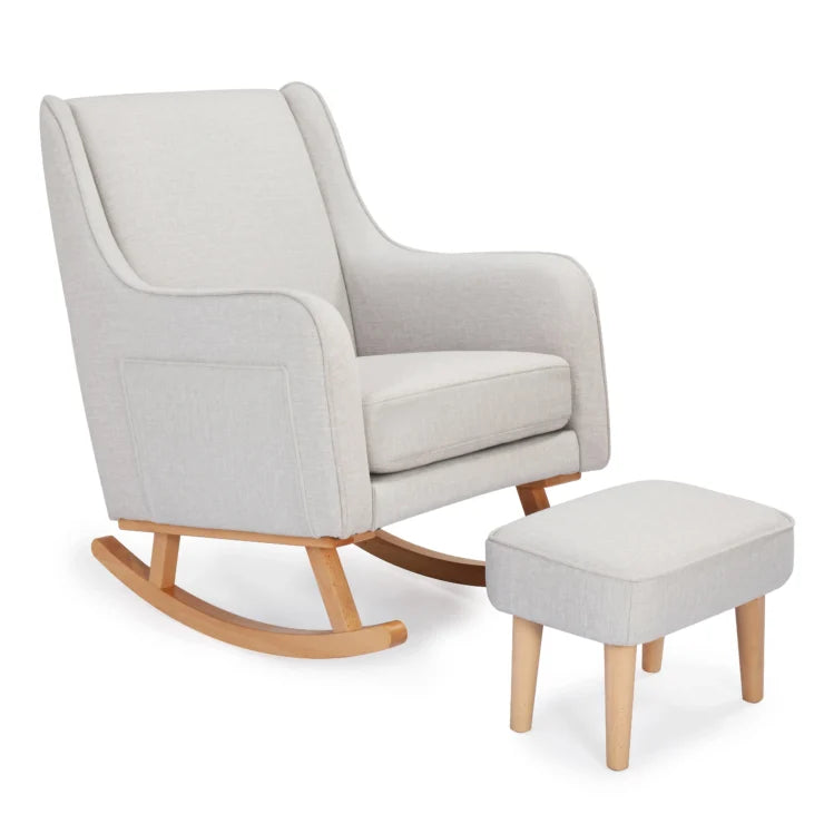 Babymore Ida Nursing Chair with Foot Stool - Cashmere