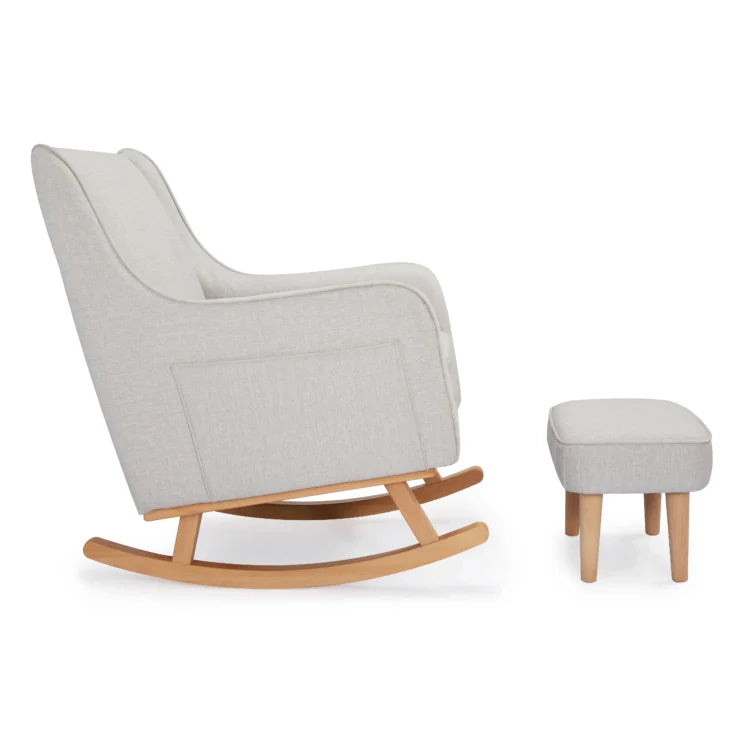 Babymore Ida Nursing Chair with Foot Stool - Cashmere