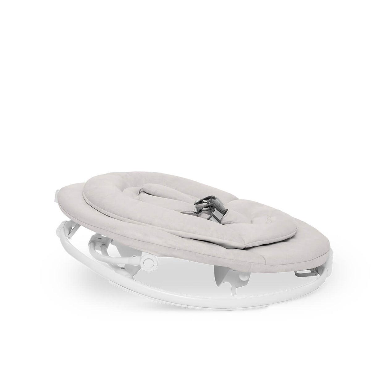 iCandy MiChair Complete All in One Highchair Bundle with Newborn Rocker - White & Pearl