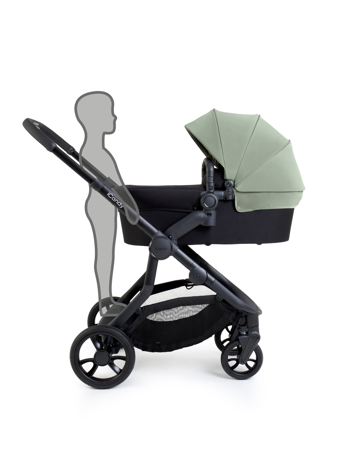 iCandy Orange 4 Complete Double Pushchair Bundle with Accessories - Pistachio