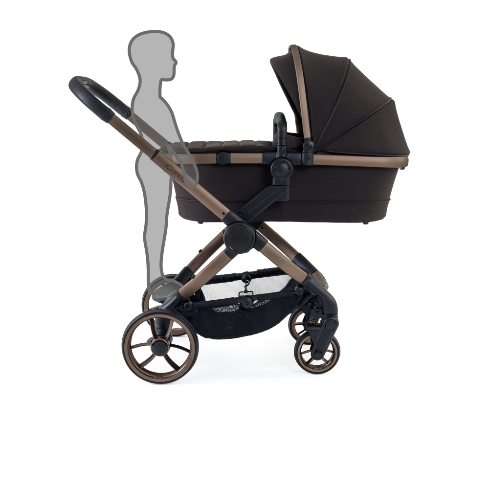iCandy Peach 7 Complete Travel System with Maxi Cosi Pebble Pro 2 and ISOFIX Base - Pecan