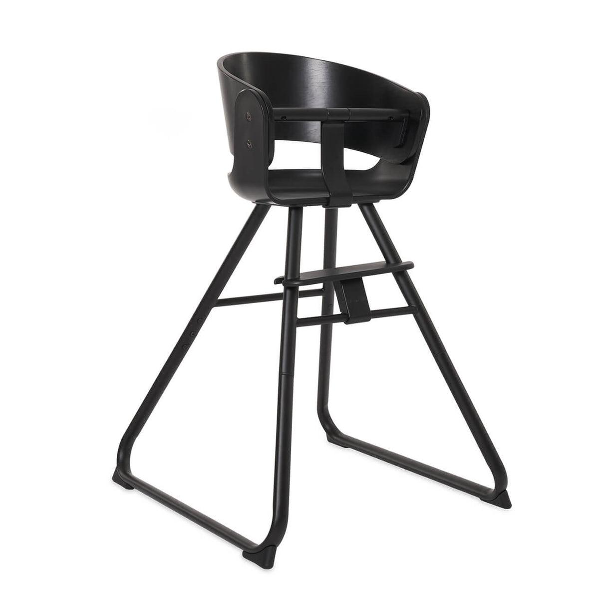 iCandy MiChair Complete All in One Highchair Bundle with Newborn Rocker - Black & Flint