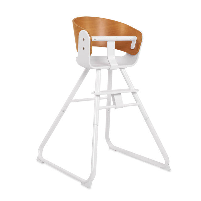 iCandy MiChair Complete All in One Highchair Bundle with Newborn Rocker - White & Pearl
