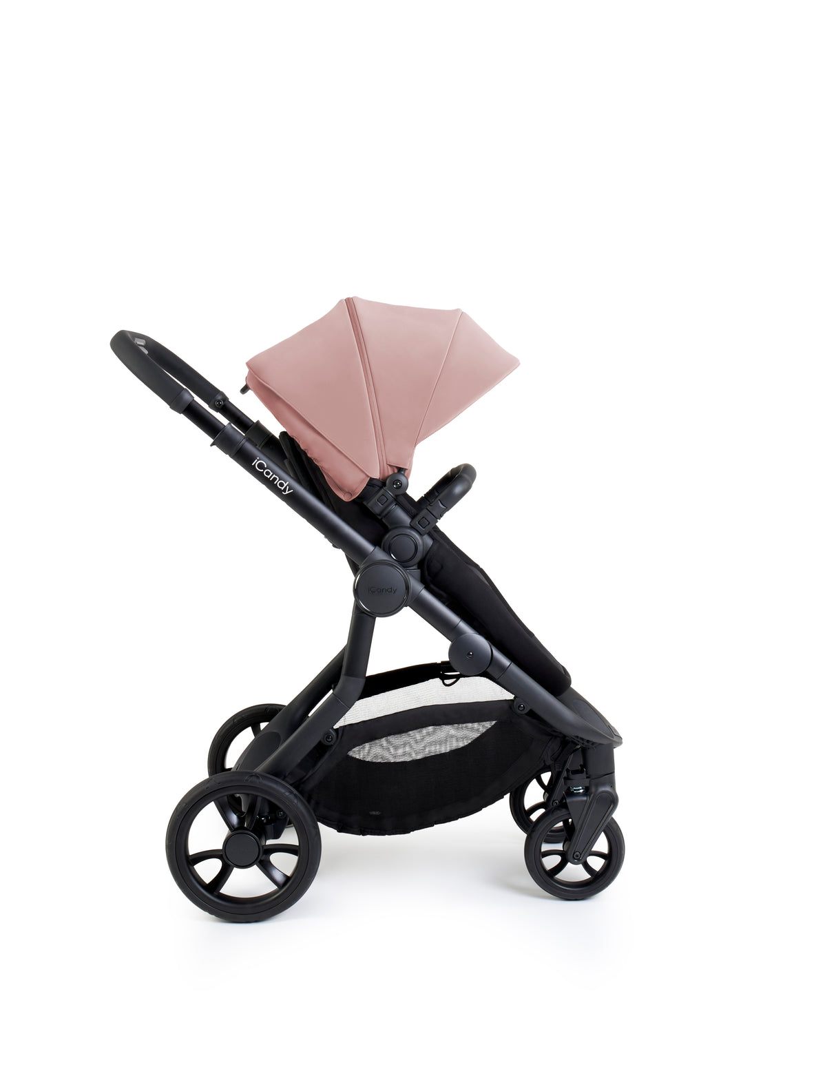 iCandy Orange 4 Single to Double Pushchair Bundle with Accessories - Rose