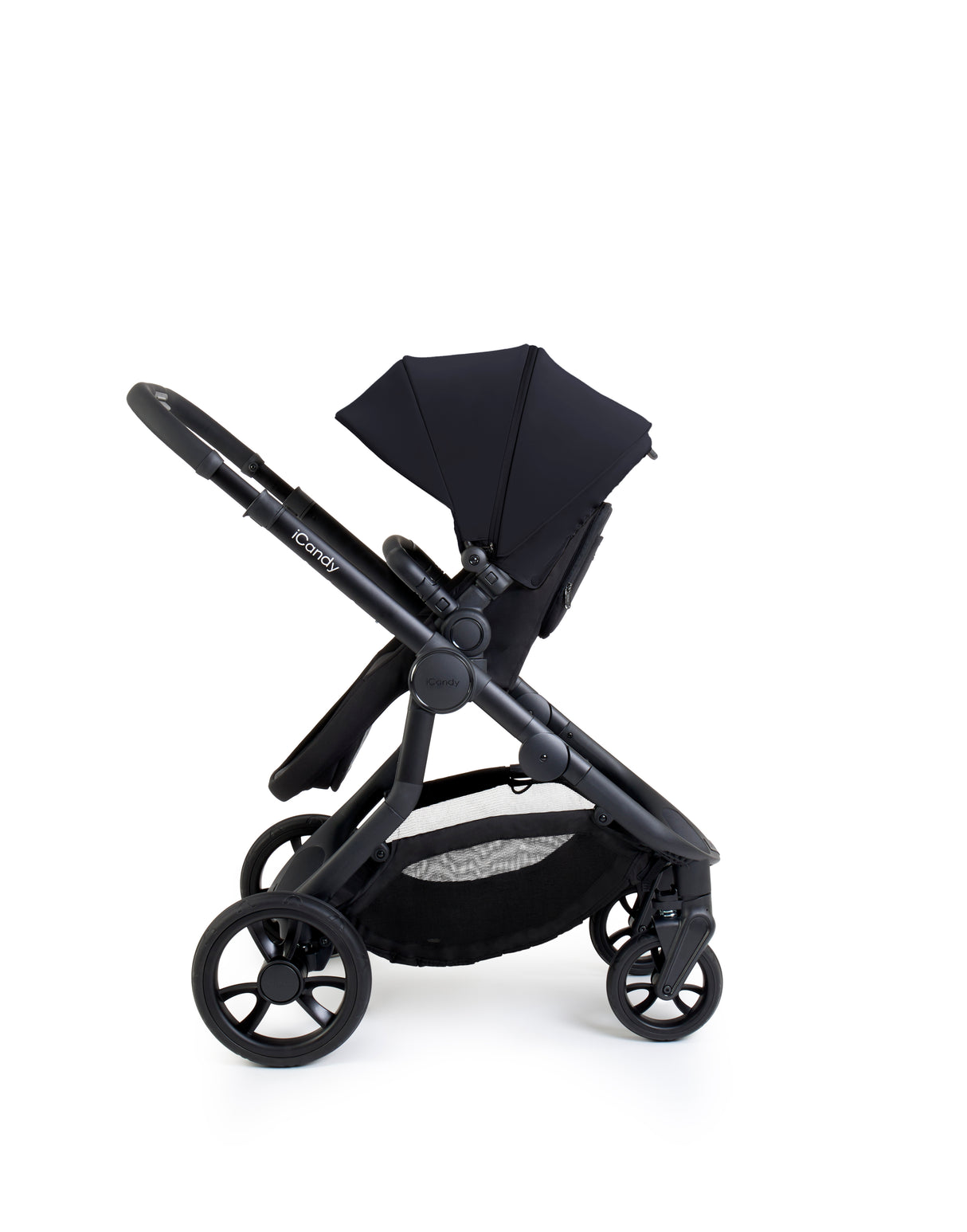 iCandy Orange 4 Single to Double Pushchair Bundle - Black Edition