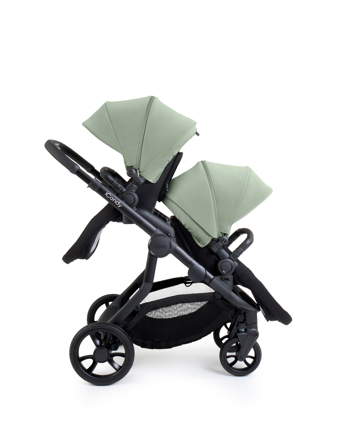 iCandy Orange 4 Complete Double Pushchair Bundle with Accessories - Pistachio