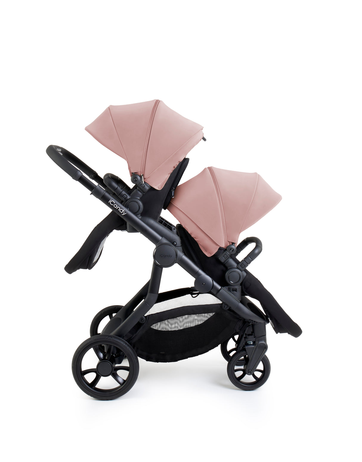 iCandy Orange 4 Complete Double Pushchair Bundle with Accessories - Rose