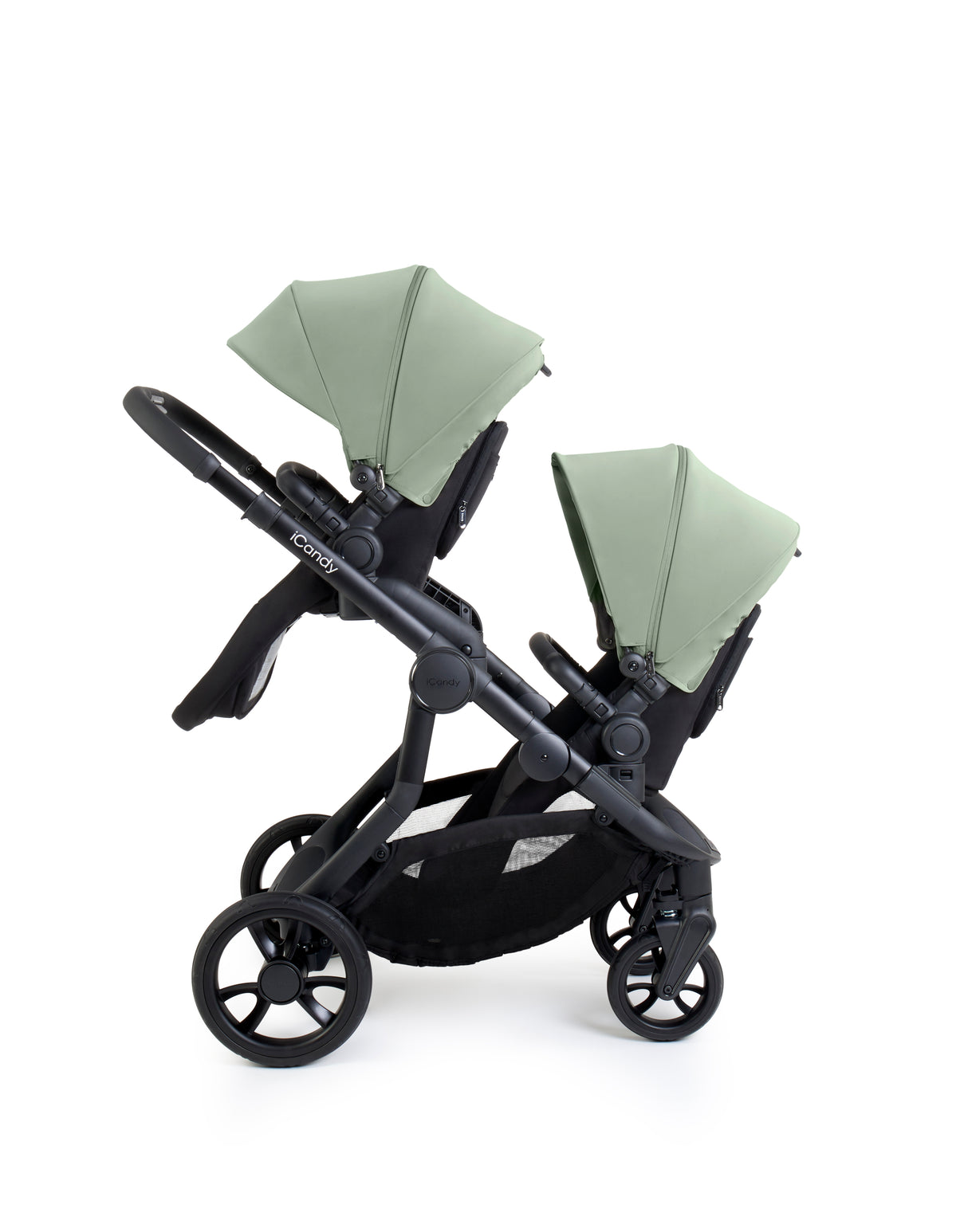iCandy Orange 4 Complete Double Pushchair Bundle with Accessories - Pistachio