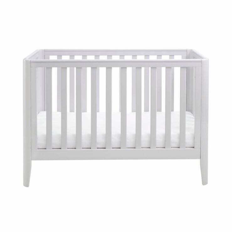 Babymore Iris Mini Cot Bed - Grey
