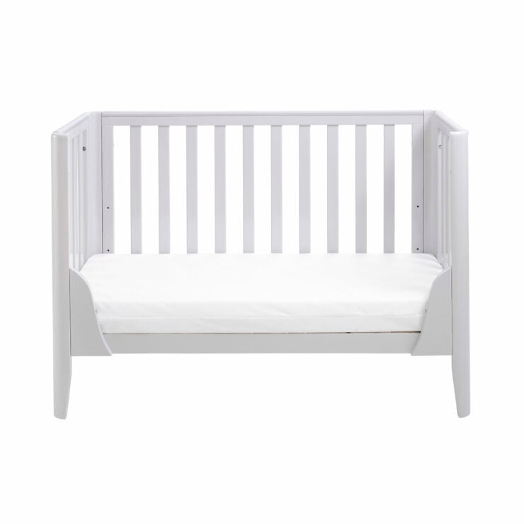 Babymore Iris Mini Cot Bed - Grey