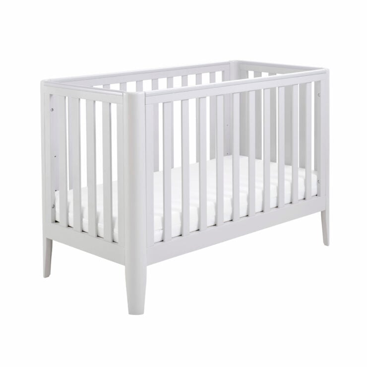 Babymore Iris Mini Cot Bed - Grey