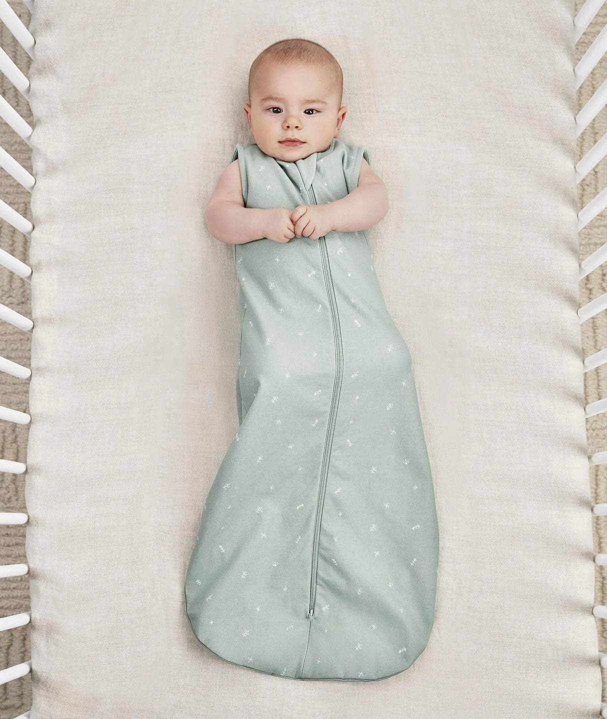 ergoPouch Organic All Year Jersey Sleeping Bag | 1.0 Tog | 8-24 Months - Sage