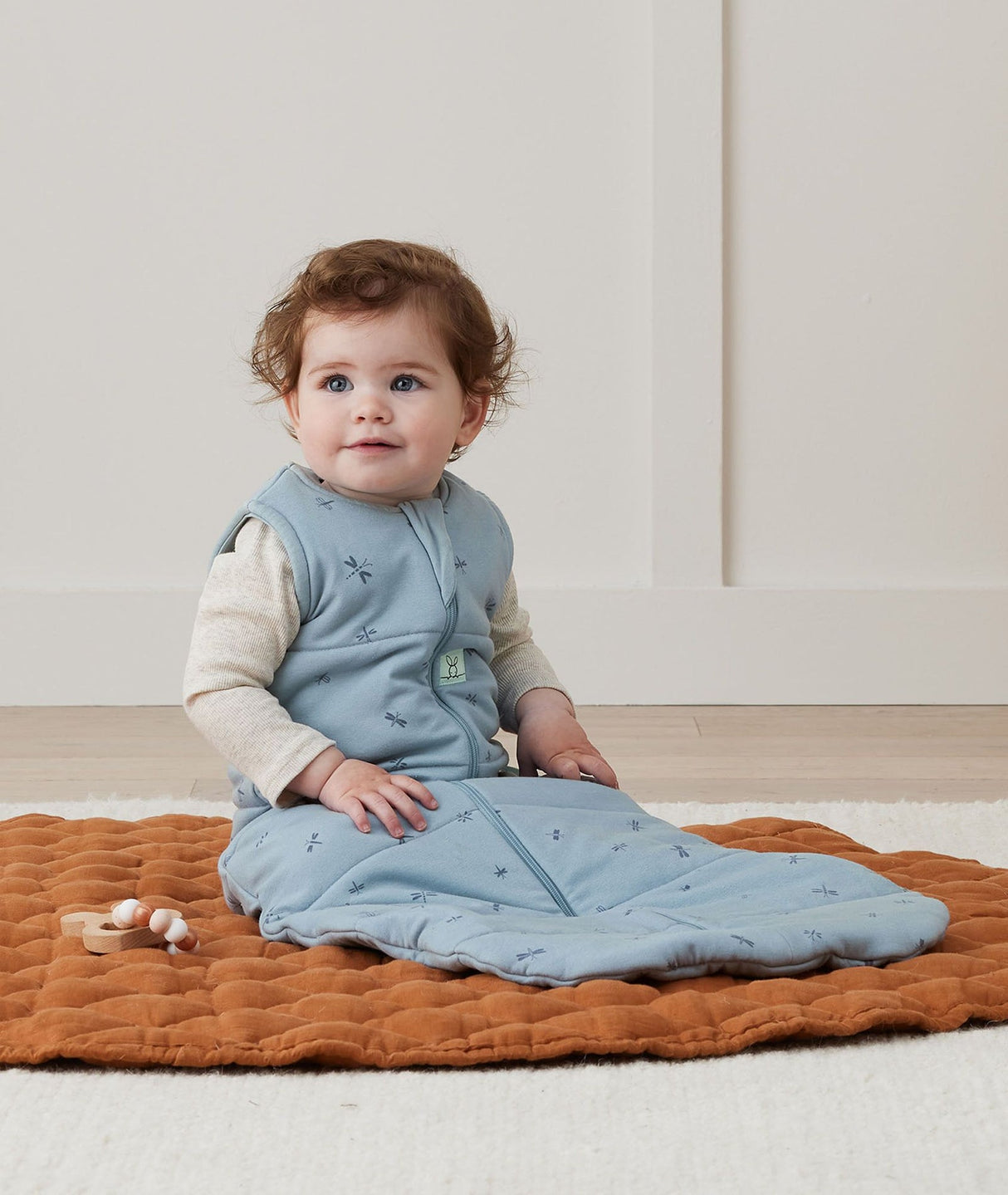 ergoPouch Organic Winter Sleeping Bag | 2.5 Tog | 3-12 Months - Dragonflies