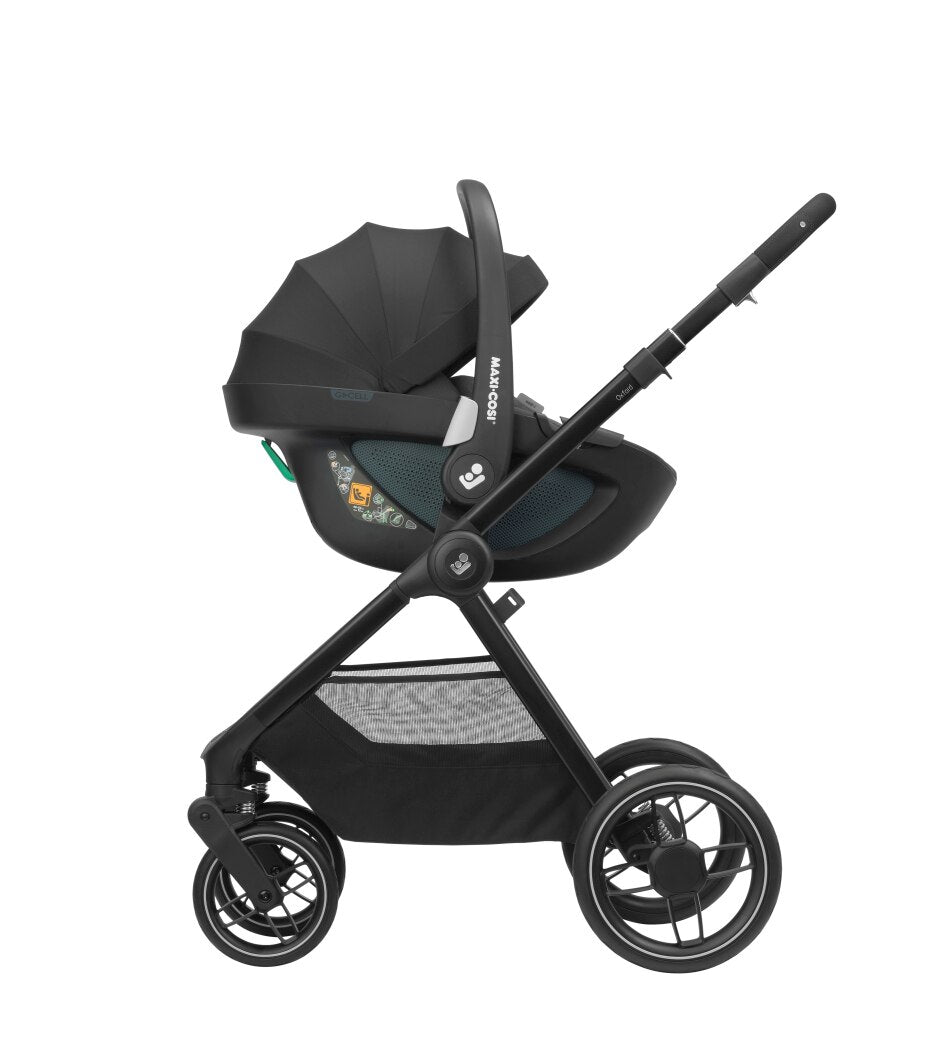 Maxi Cosi Oxford Complete Travel System Bundle with Pebble 360 & ISOFIX Base - Twillic Black