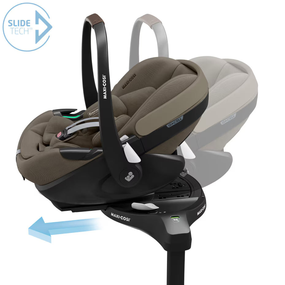 Silver Cross Cove Travel System with Maxi-Cosi Pebble 360 Pro2 & FamilyFix 360 Pro Base – Champagne