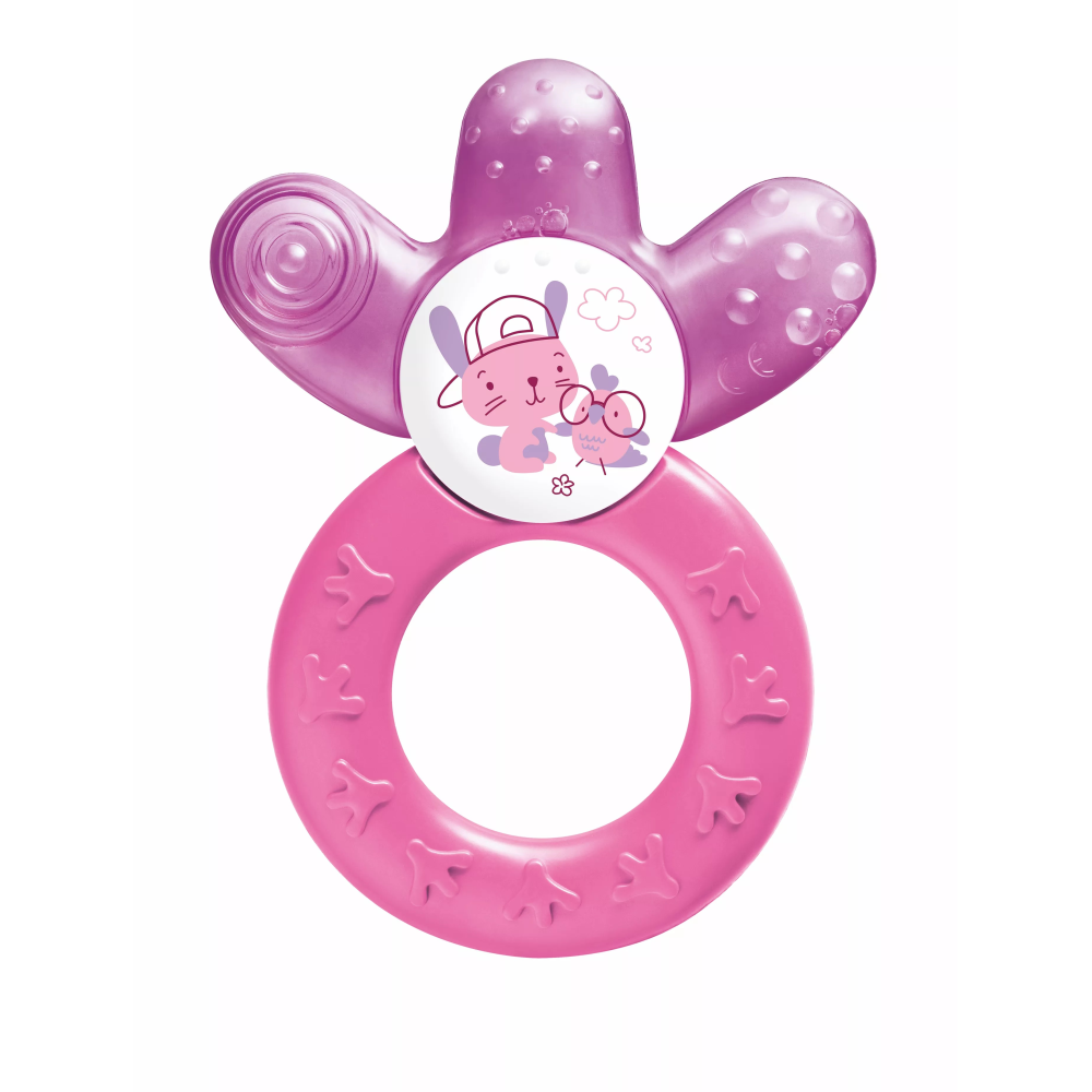 MAM Water Filled Ergonomic Cooler Teether – Pink