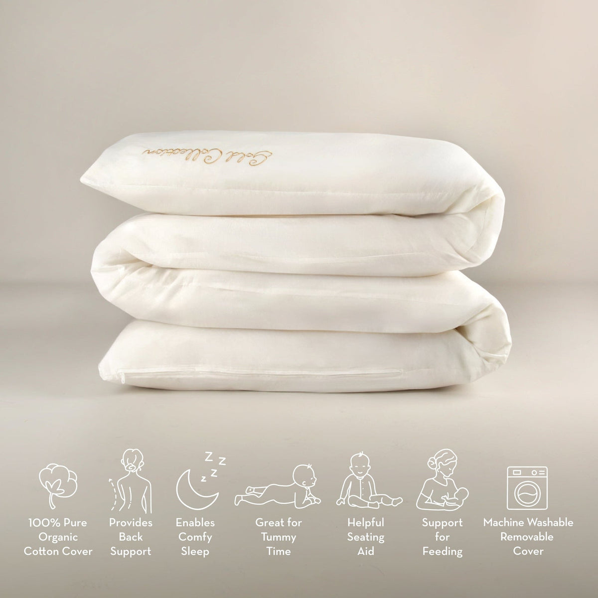 Mother&Baby 12ft Deluxe Body and Baby Support Pillow