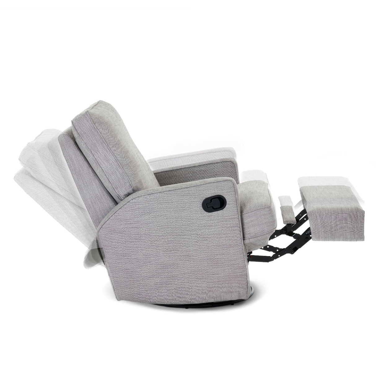 Obaby Madison Swivel Glider Recline Chair - Pebble