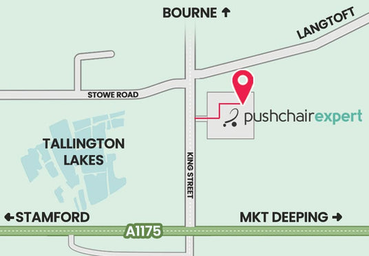 Pushchair Expert Shop Location Map