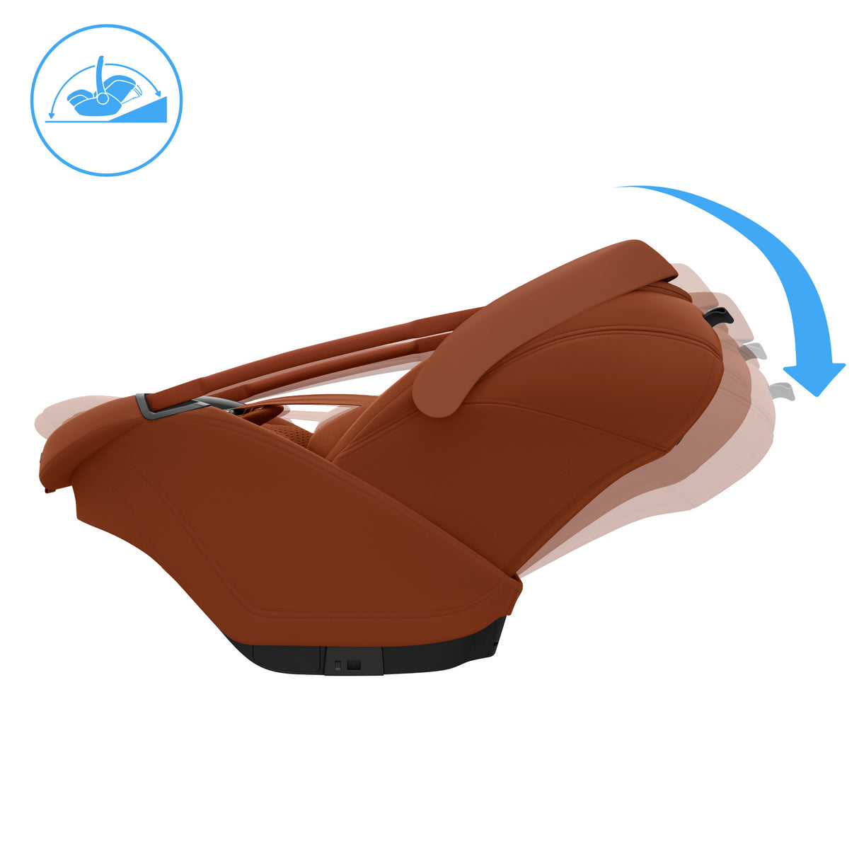 Maxi Cosi Coral Slide Pro Infant Car Seat & FamilyFix Slide Pro ISOFIX Base - Copper Terra