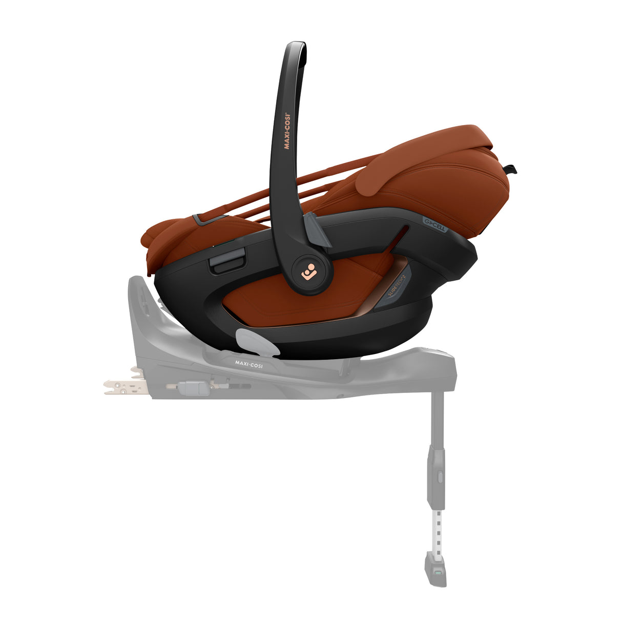 Maxi Cosi Coral Slide Pro Infant Car Seat & FamilyFix Slide Pro ISOFIX Base - Copper Terra