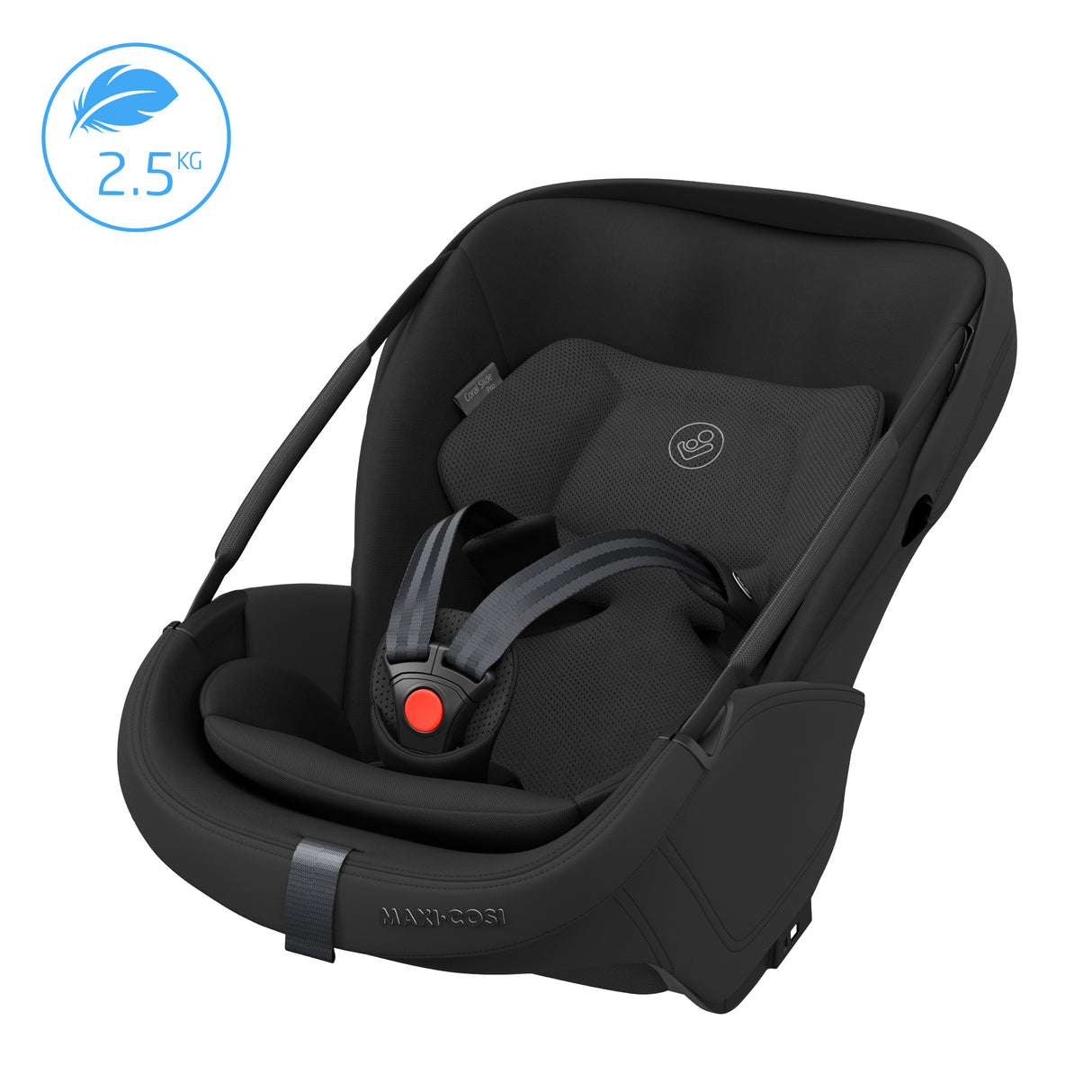 Maxi Cosi Coral Slide Pro Infant Car Seat & FamilyFix Slide Pro ISOFIX Base - Onyx Black