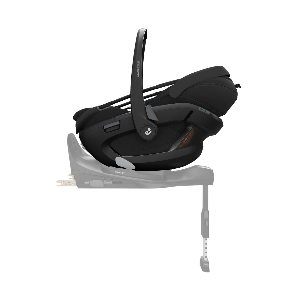 Maxi Cosi Coral Slide Pro Infant Car Seat & FamilyFix Slide Pro ISOFIX Base - Onyx Black