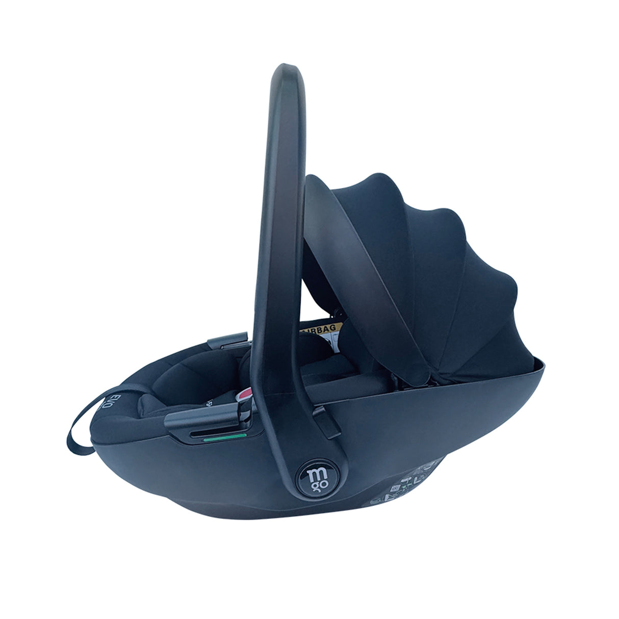 Mee-Go Cocoon Travel System with EVO Spin Car Seat and ISOFIX Base – Liquorice