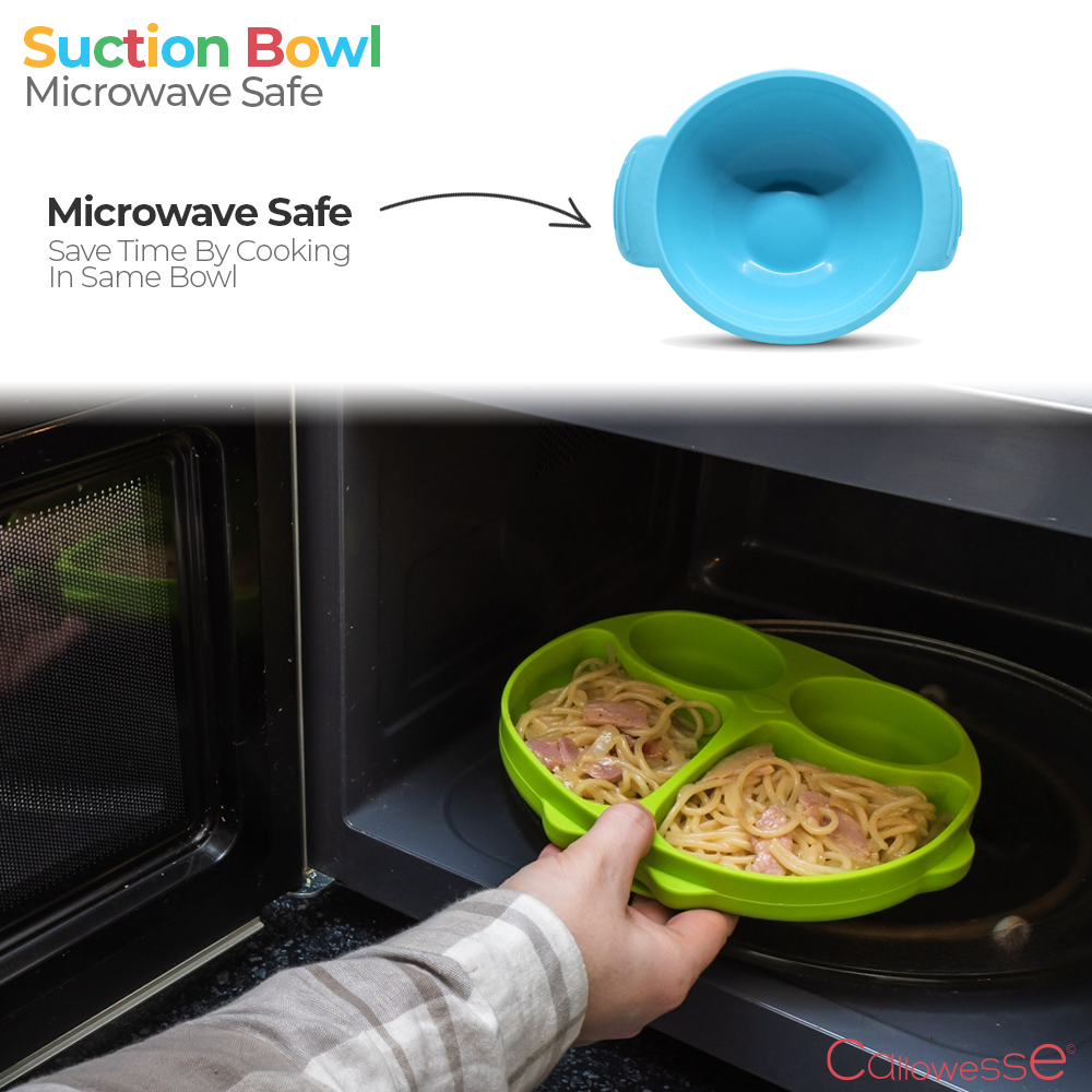 Callowesse Silicone Suction Bowl - Green