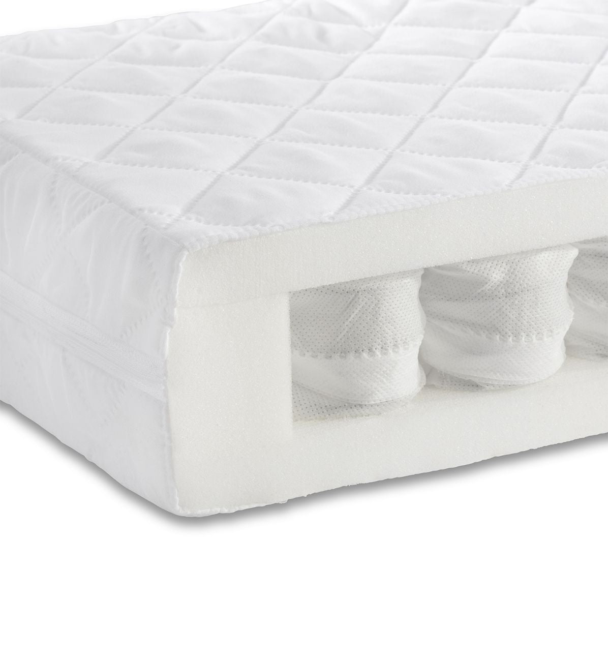 Miniuno Hypoallergenic Pocket Sprung Cot Bed Mattress - 70x140cm