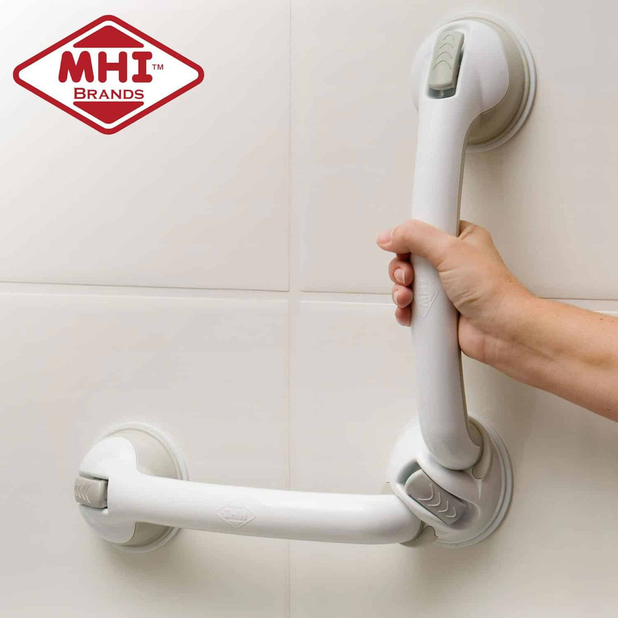 Mommy's Helper Safe-er Grip Bath and Shower Handle - White