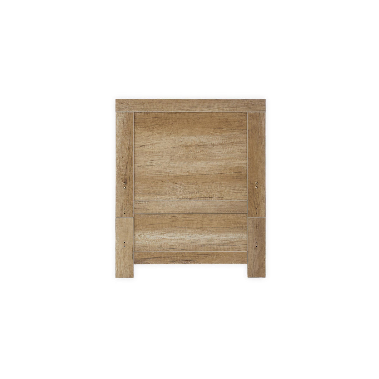 Obaby Nika 3 Piece Nursery Furniture Set with Cot Bed, Dresser and Wardrobe - Oak